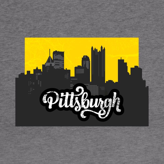 Pittsburgh Skyline by polliadesign